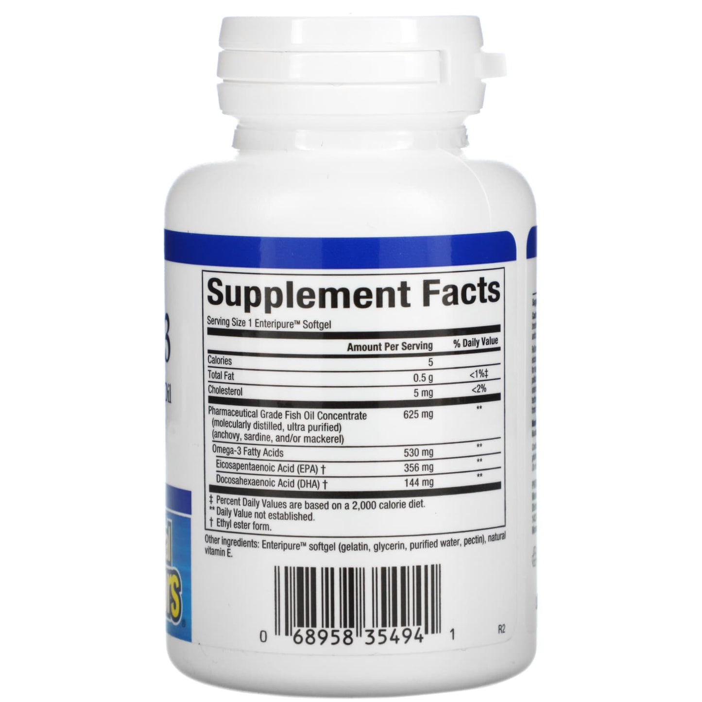 Natural Factors, RxOmega-3 Mini-Gels, 500 mg, 60 Softgels UPC 068958354941 | Hilife Vitamins