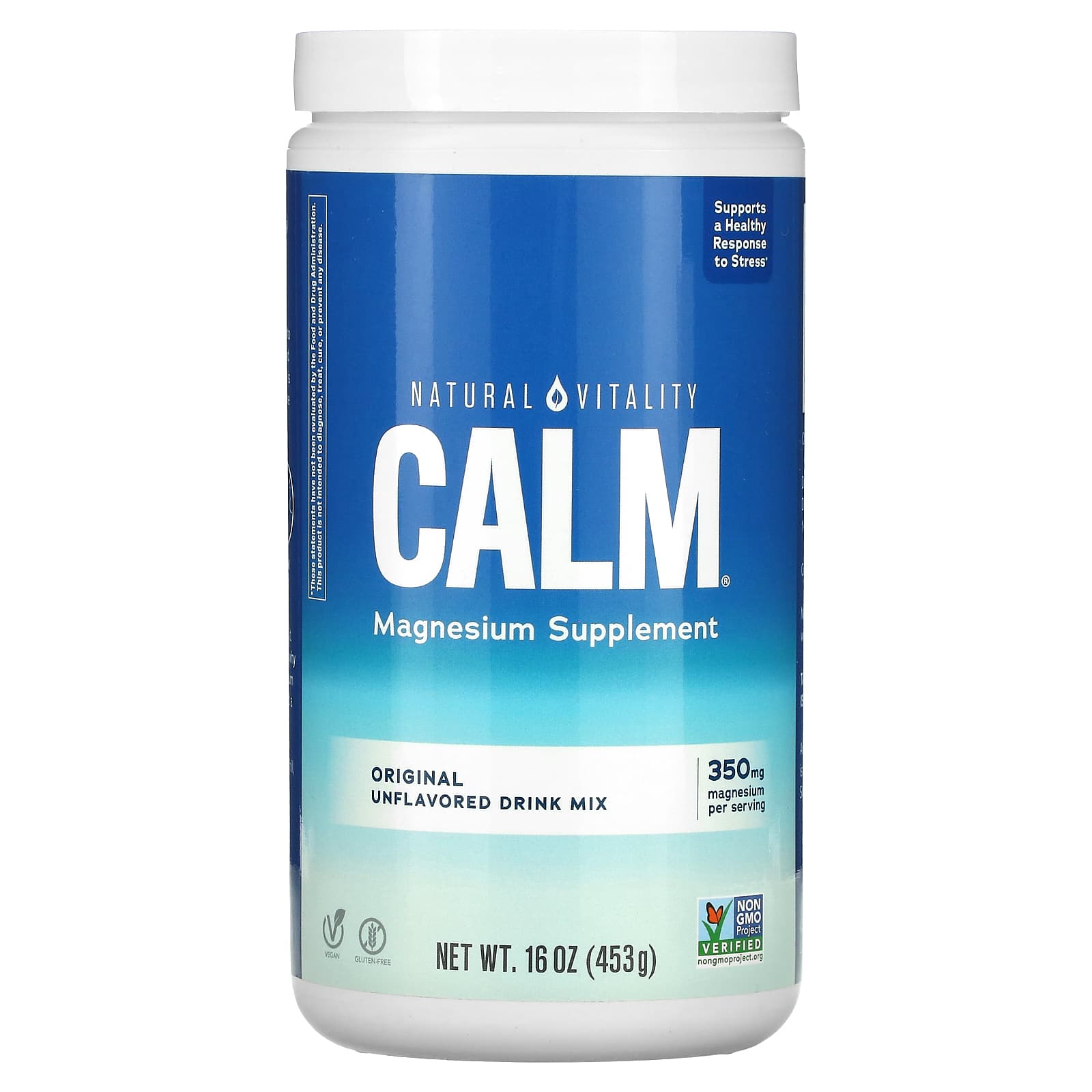 Natural Vitality, Natural Calm, 16 Oz UPC 183405000025 | HiLife Vitamins