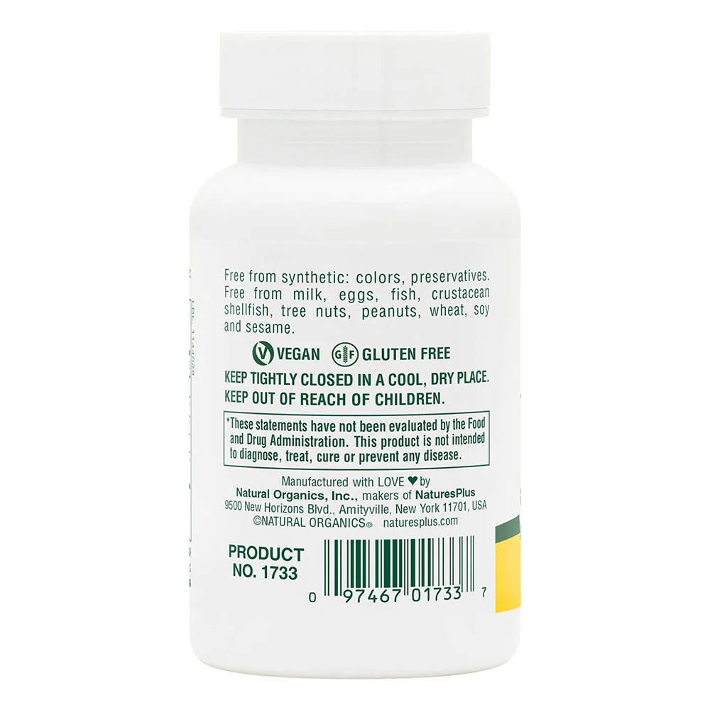 Nature's Plus, Shot-O-B12, 5000 Mcg, 30 Lozenges UPC 097467017337 | Hilife Vitamins