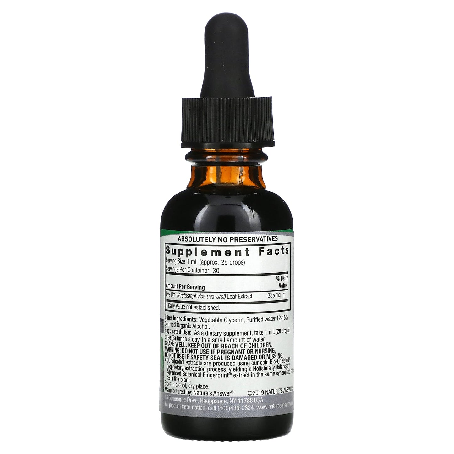 Nature’s Answer, Uva Ursi Extract, 1 Oz UPC 083000005275 | Hilife Vitamins