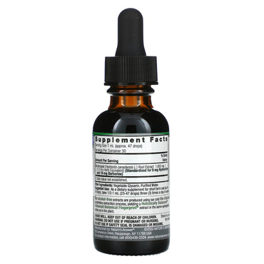 Nature’s Answer, Goldenseal Root Alcohol Free Extract, 1 Oz UPC 083000006289 | Hilife Vitamins