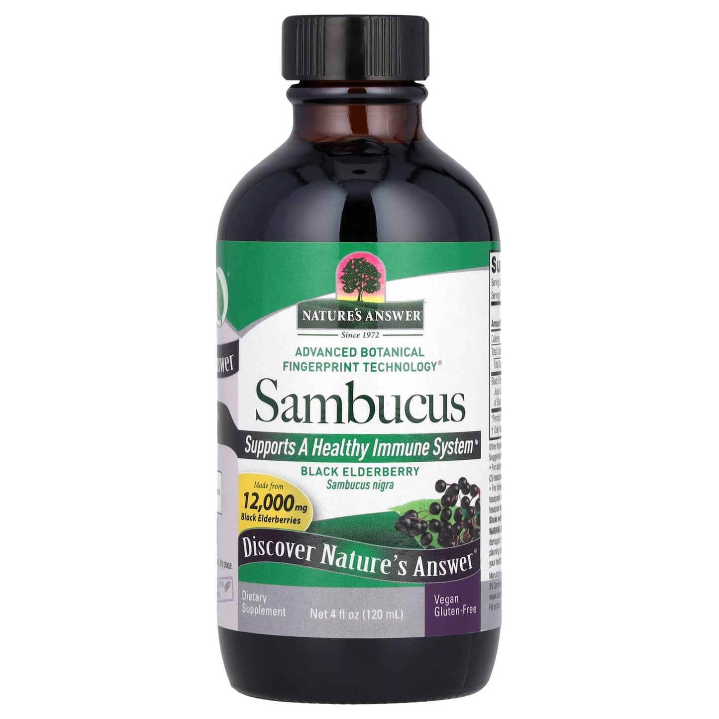 Nature’s Answer, Sambucus, 4 Oz UPC 083000260407 | Hilife Vitamins