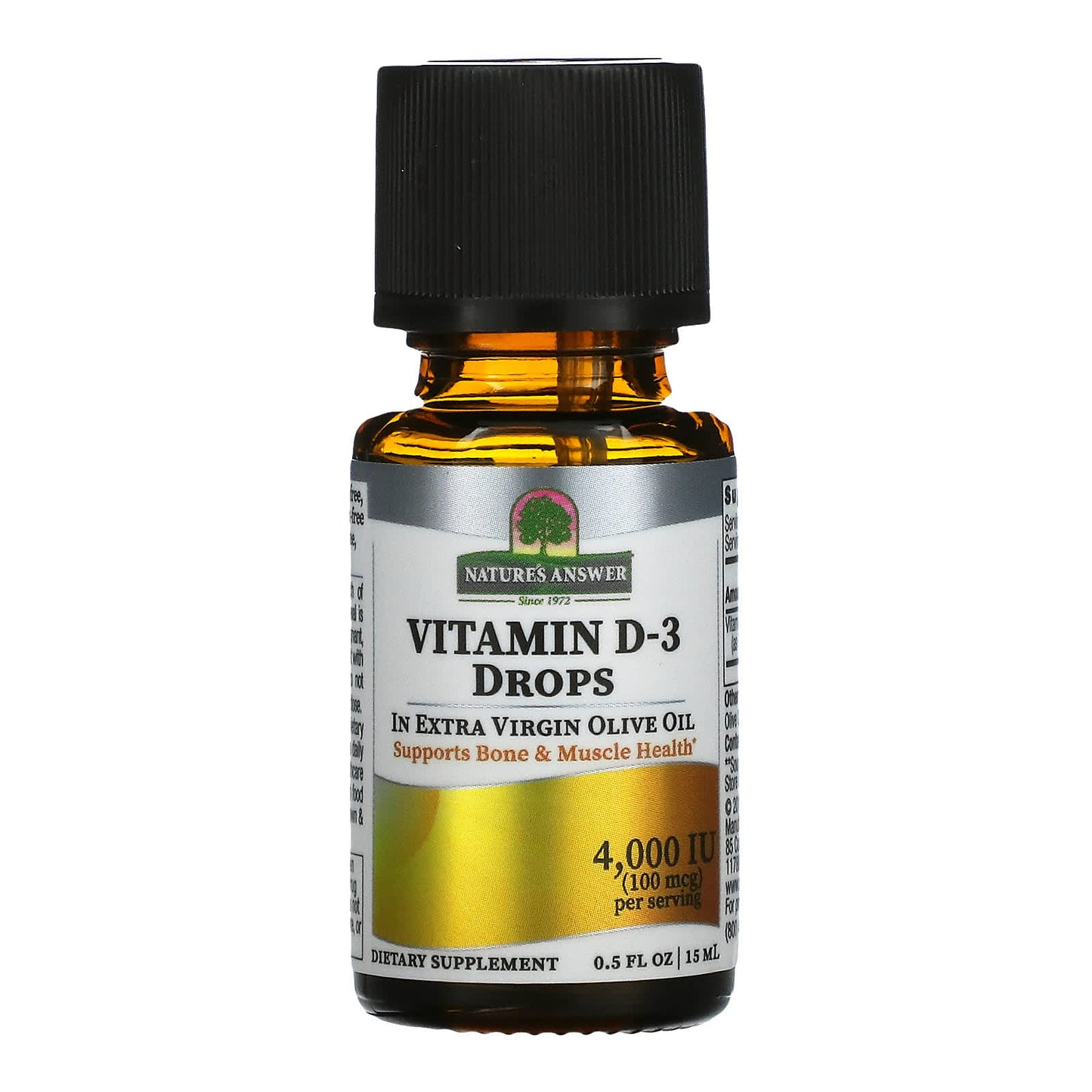Nature’s Answer, Vitamin D-3 Drops 4000 Iu, 0.5 Oz UPC 083000261329 | Hilife Vitamins
