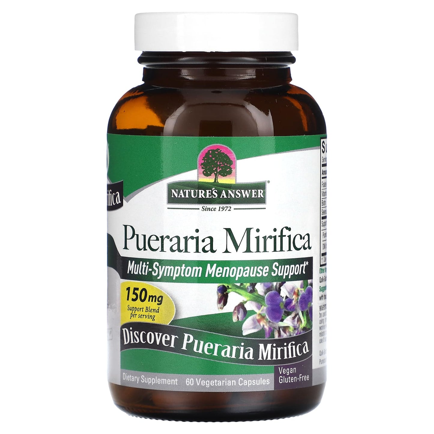 Nature’s Answer, Pueraria Mirifica, 60 Capsules UPC 083000261879 | Hilife Vitamins