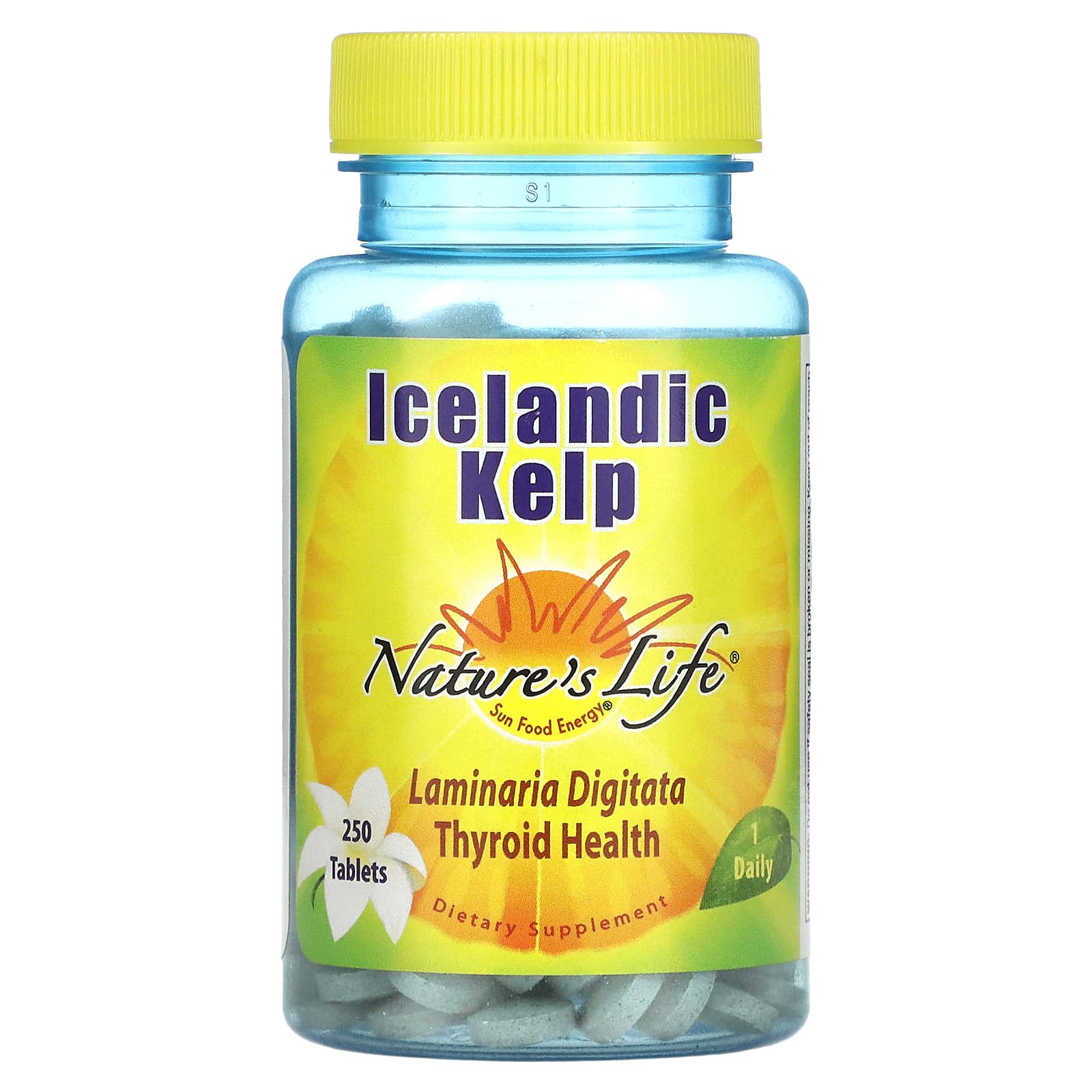 Nature’s Life, Icelandic Kelp, 250 Tablets UPC 040647002302 | HiLife Vitamins