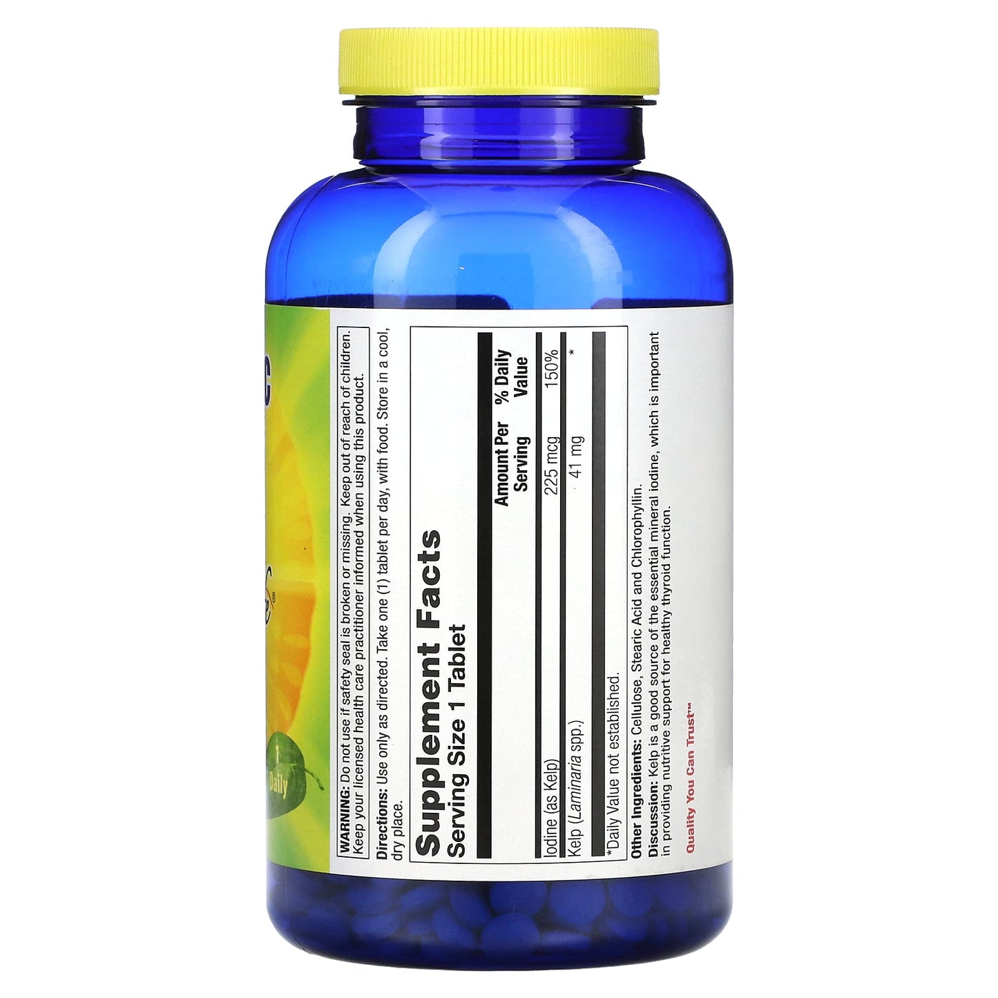 Nature’s Life, Icelandic Kelp, 1000 Tablets UPC 040647002326 | HiLife Vitamins