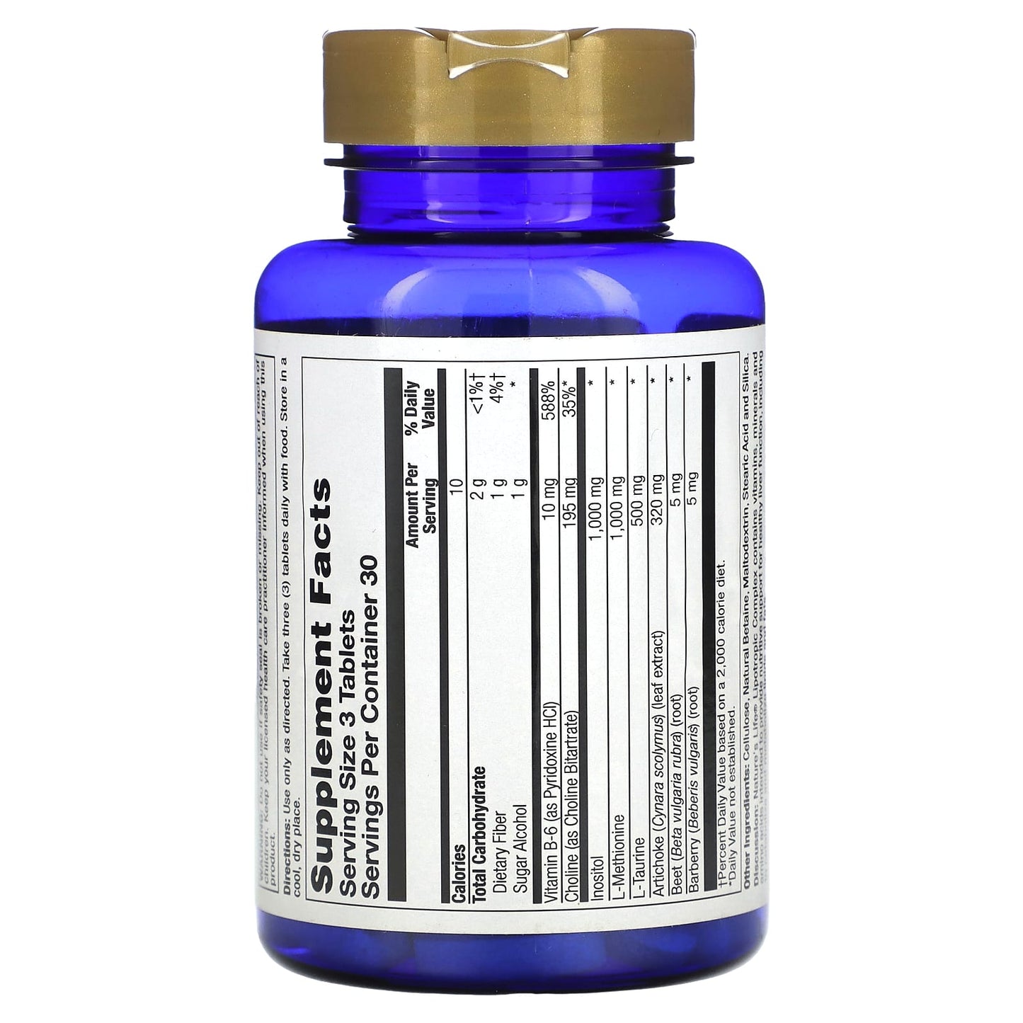 Nature’s Life, Lipotropic Complex, 90 Tablets UPC 040647002425 | HiLife Vitamins