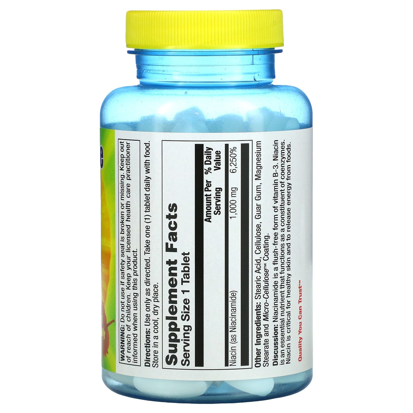 Nature’s Life, Niacinamide 1000mg, 100 Tablets UPC 040647002654 | HiLife Vitamins