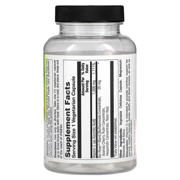 Nature’s Life, C Complex 1000 mg, 100 Vegetarian Capsules UPC 040647003217 | HiLife Vitamins
