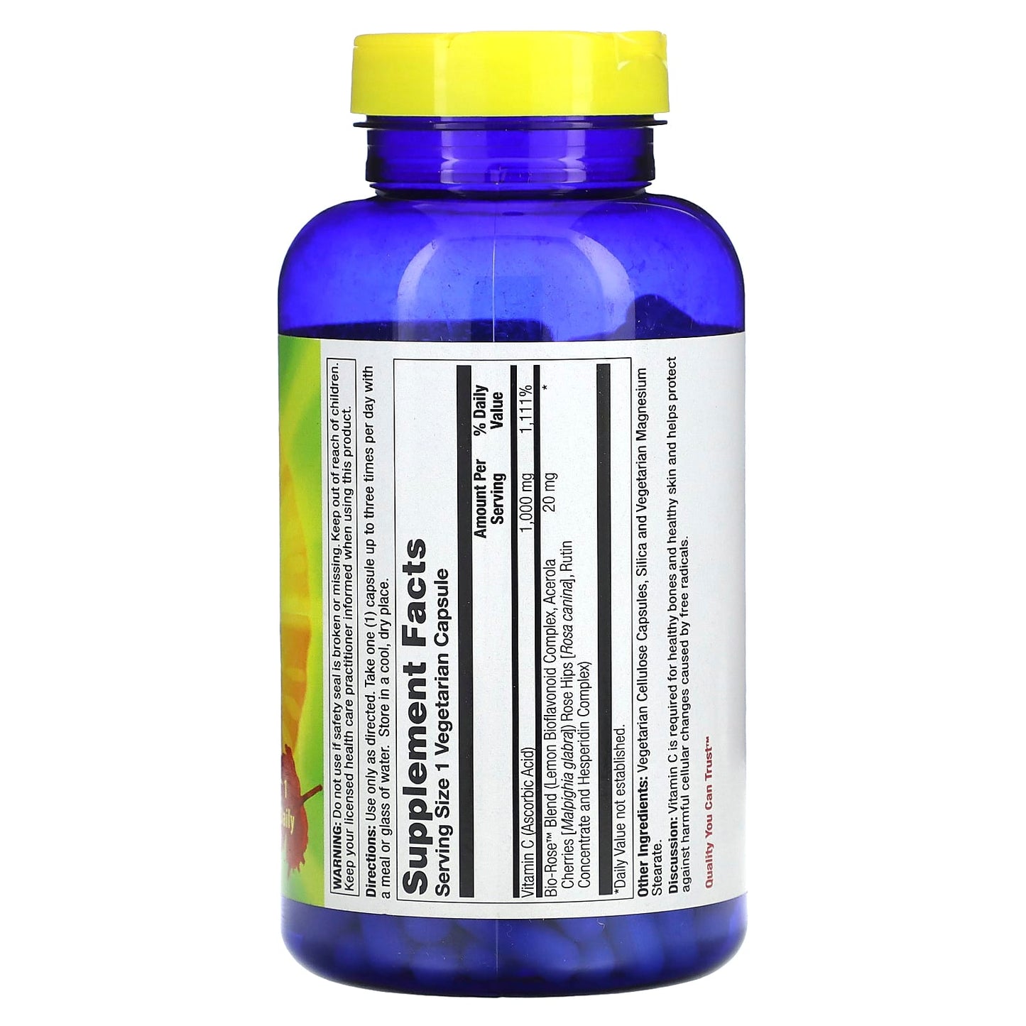 Nature’s Life, C 1000mg, 250 Vegetarian Capsules UPC 040647003224 | HiLife Vitamins