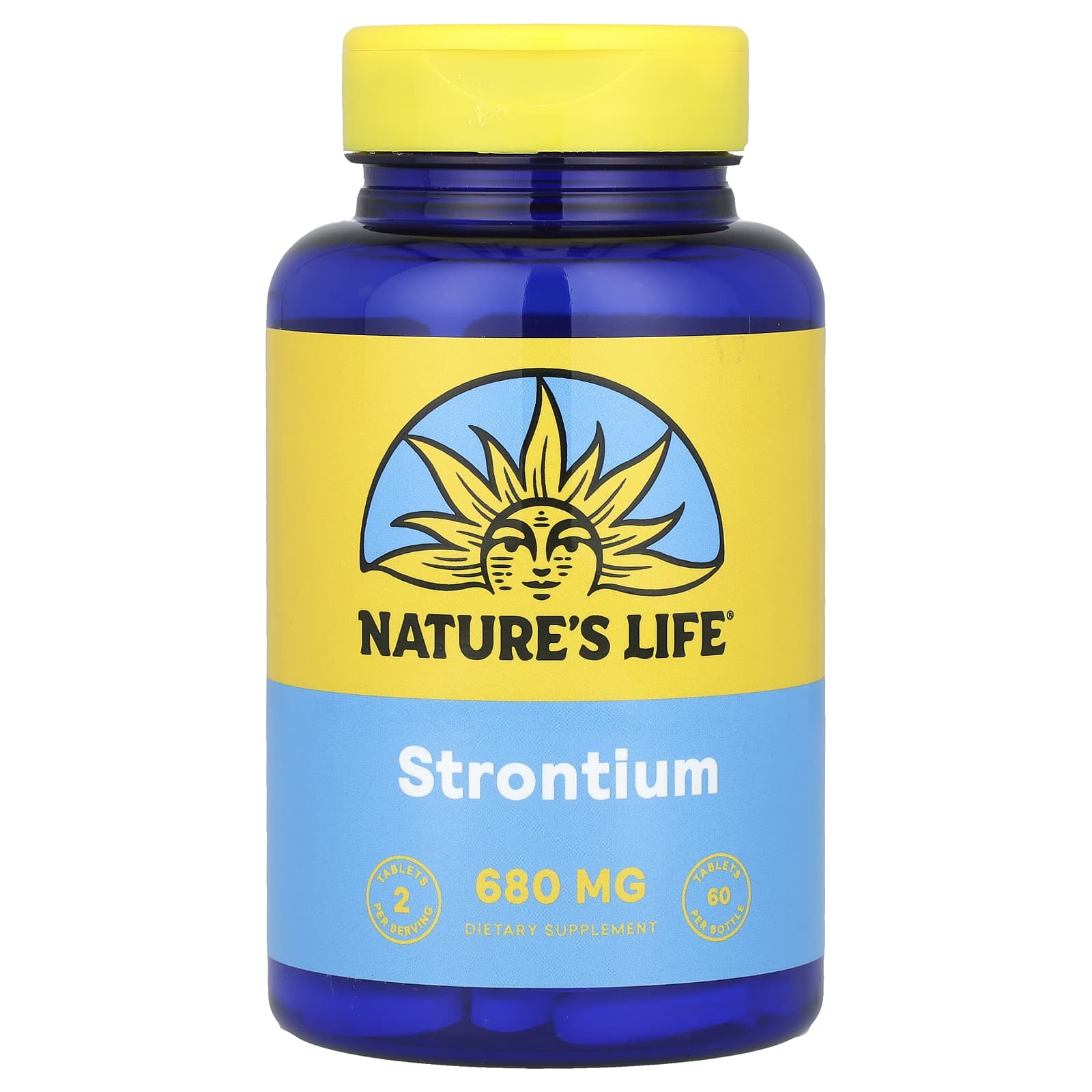 Nature’s Life, Strontium, 60 Tablets UPC 040647914179 | Hilife Vitamins
