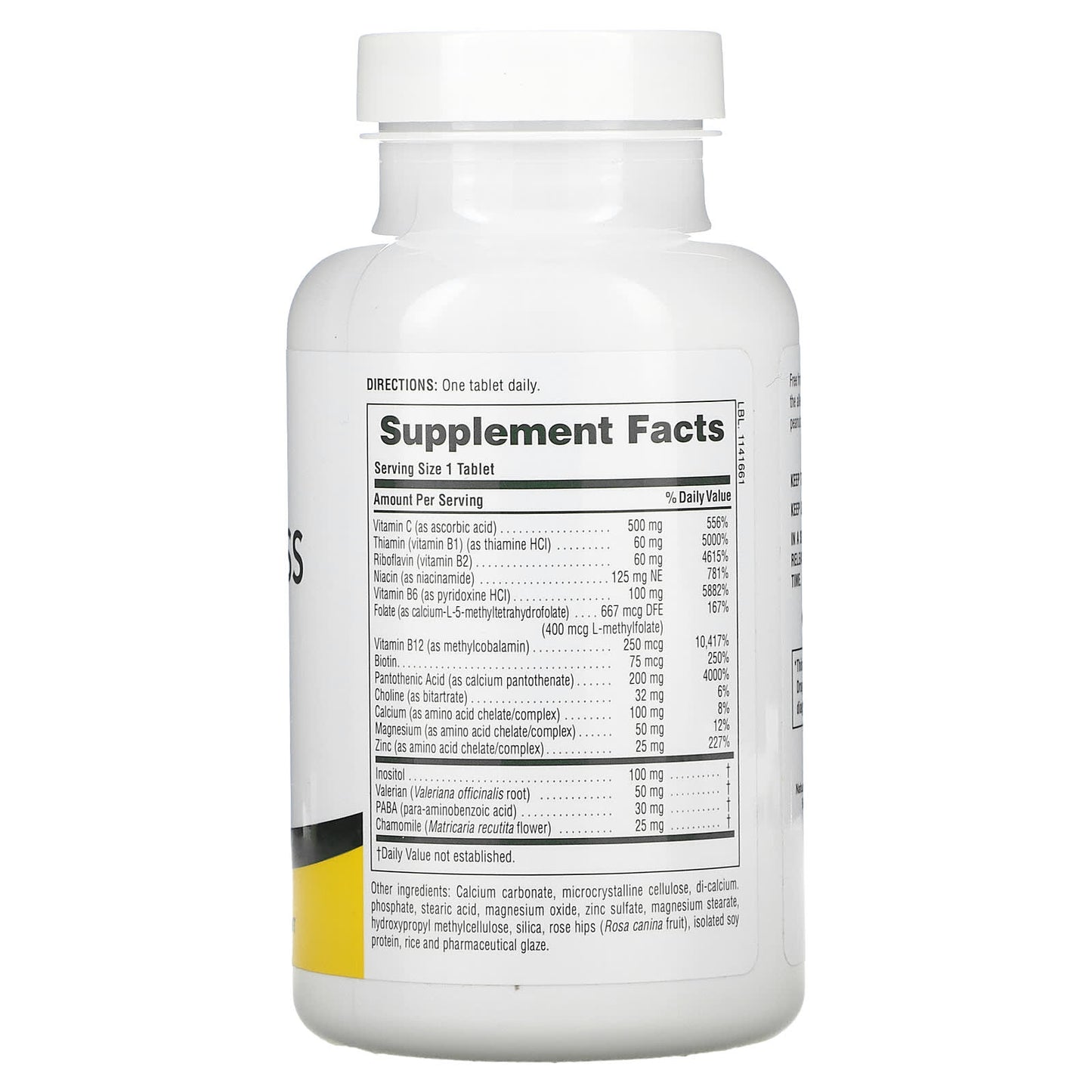 Nature's Plus, Mega-Stress, Sustained Release, 90 Tablets UPC 097467012615 | Hilife Vitamins