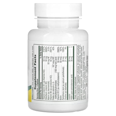 Nature's Plus, Super B-50, 60 Vegetarian Capsules UPC 097467013100 | Hilife Vitamins