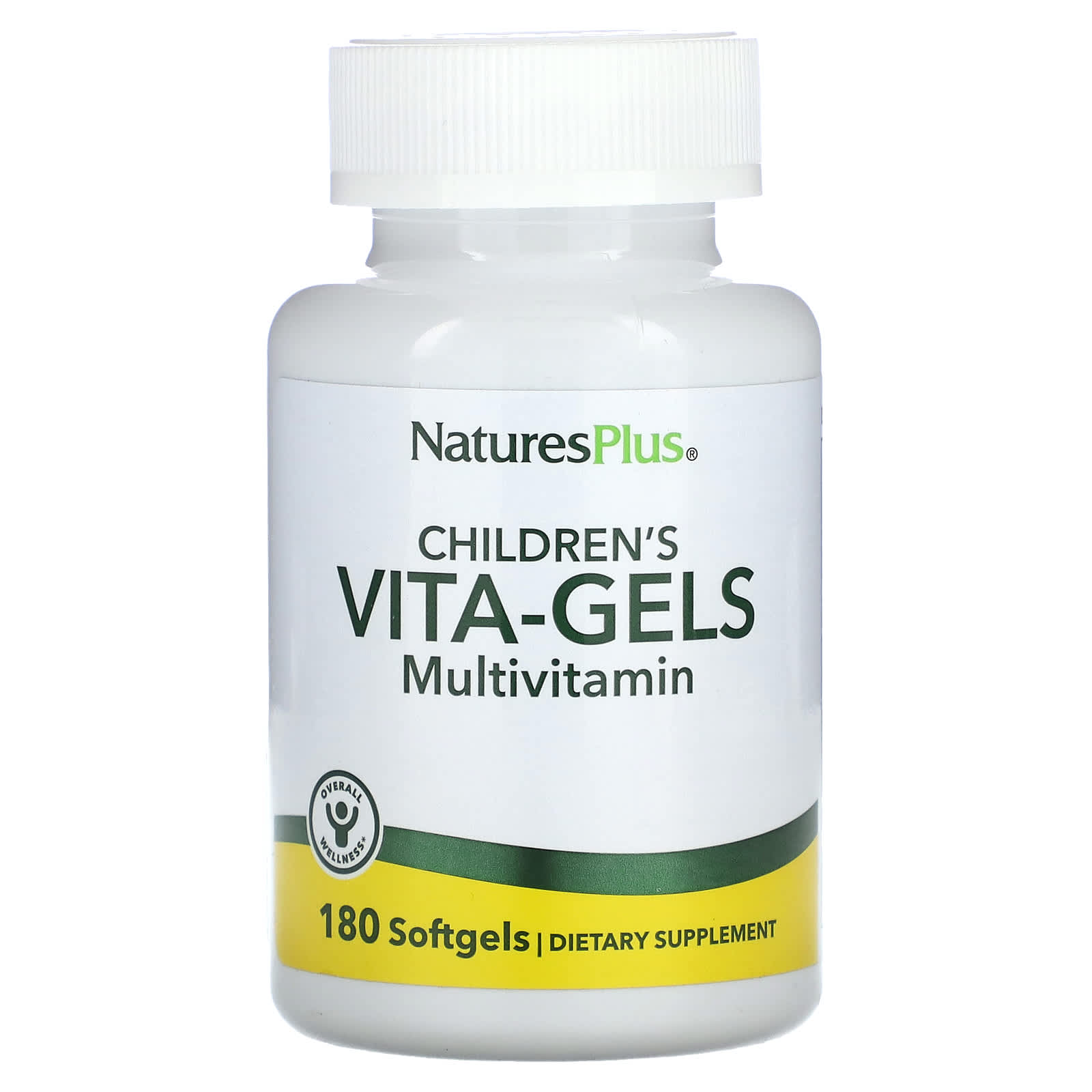 Nature's Plus, CHILDREN’S Vita-Gels, 180 Softgels UPC 097467029996 | Hilife Vitamins