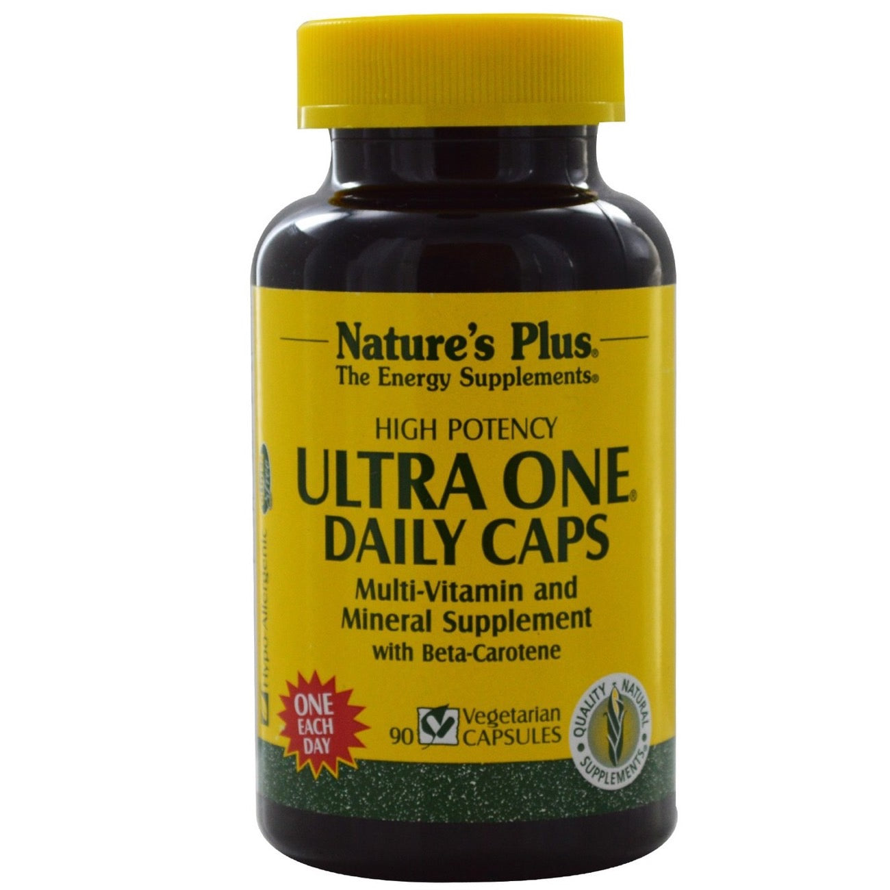 Nature's Plus, Ultra One Daily, 90 Vegetarian Capsules UPC 097467030091 | Hilife Vitamins