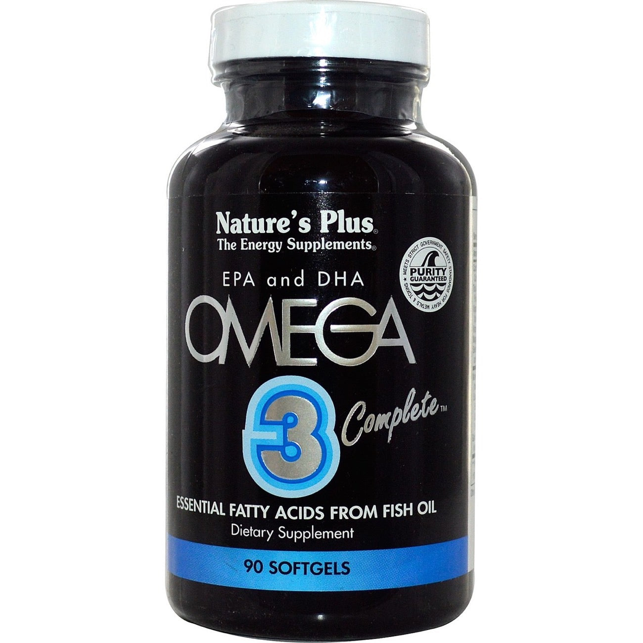 Nature's Plus, Omega 3 Complete, 90 Softgels UPC 097467039667 | Hilife Vitamins