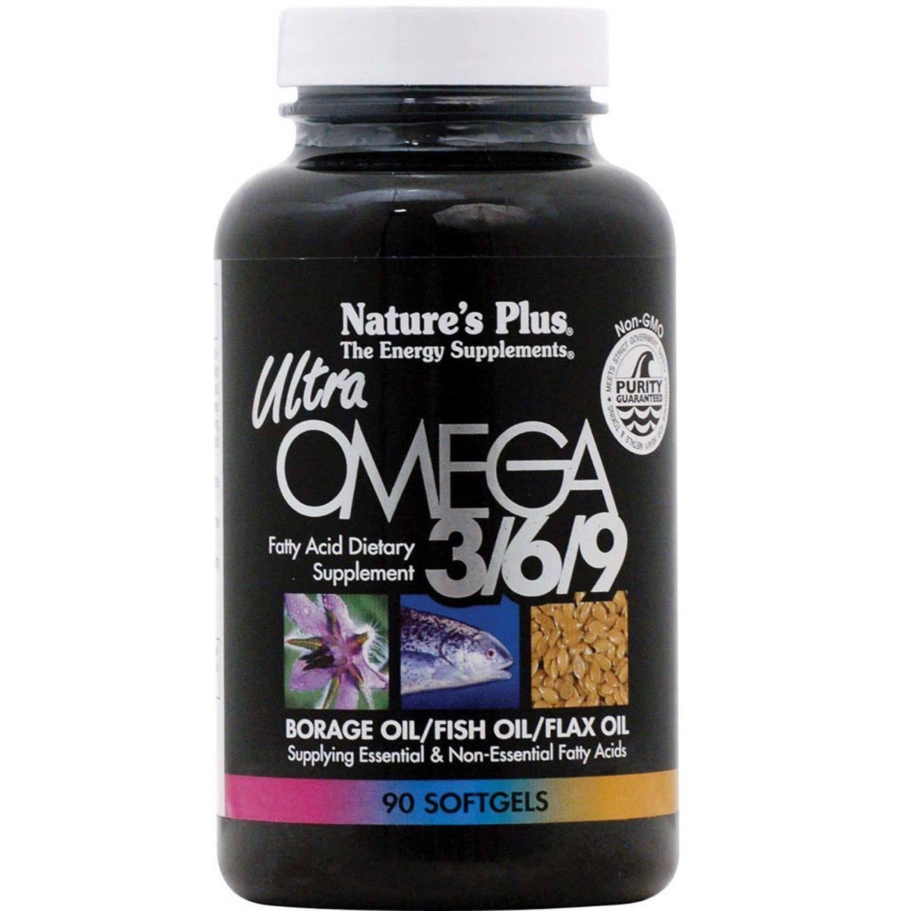 Nature's Plus, Ultra Omega 3/6/9 1,200 mg, 90 Softgels UPC 097467039681 | Hilife Vitamins