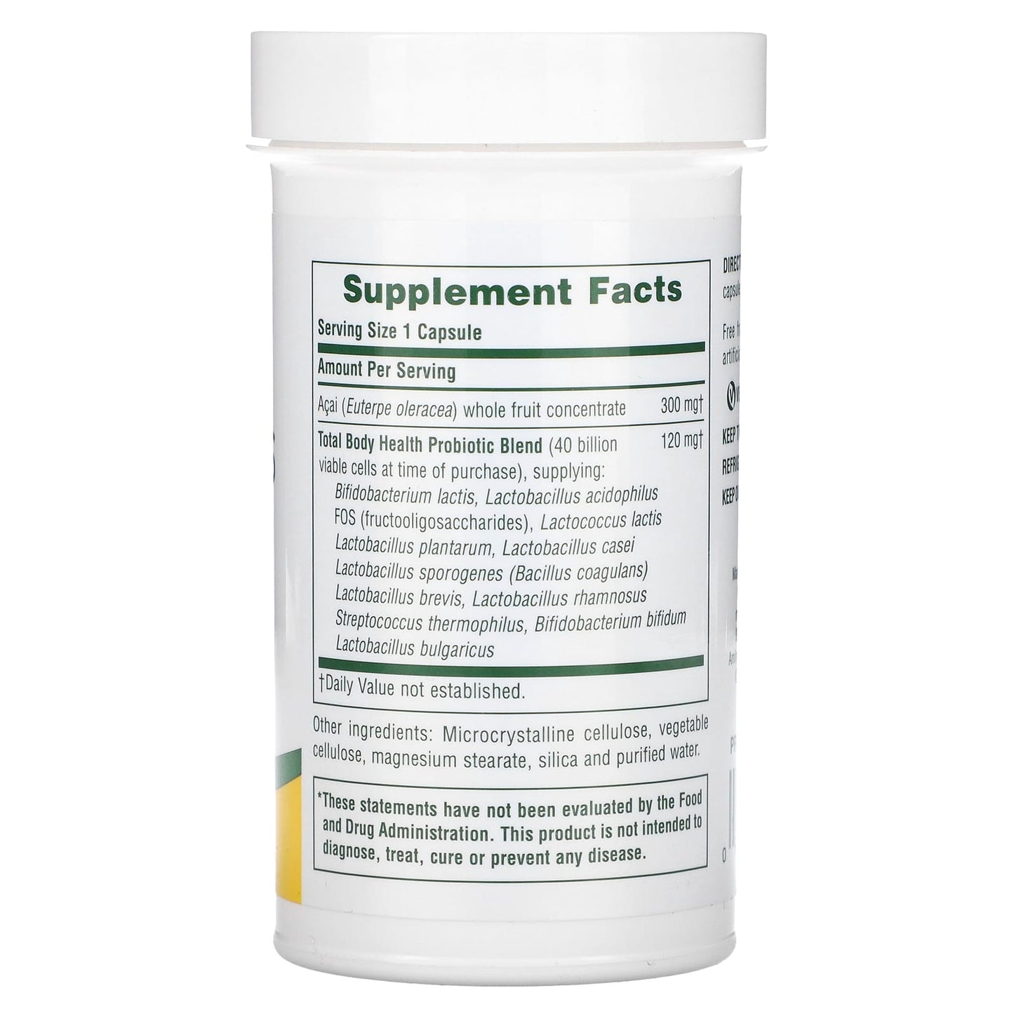 Nature's Plus, Ultra Probiotics, 30 Vegetarian Capsules UPC 097467043848 | Hilife Vitamins