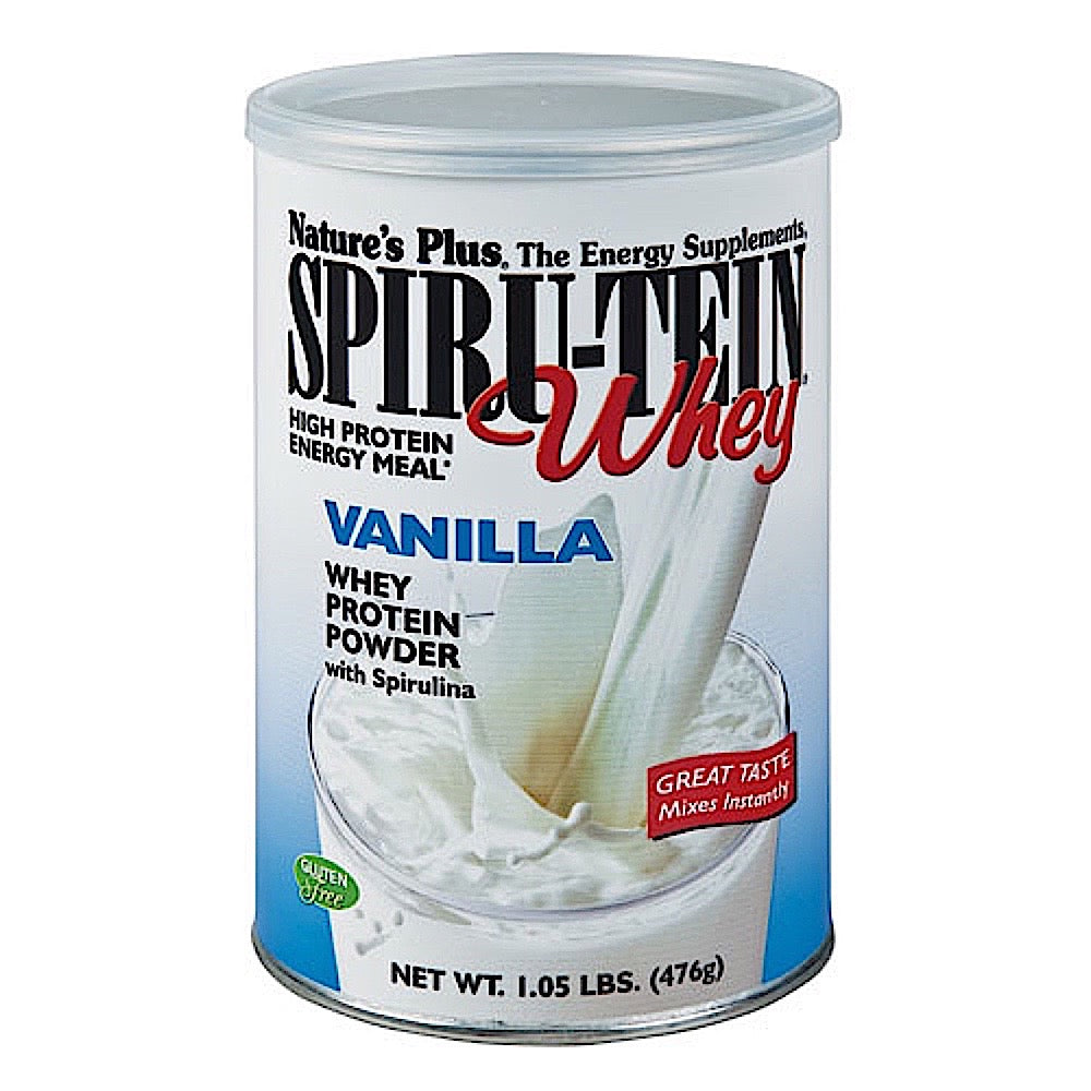 Nature's Plus, Spirutein Whey Vanilla, 1.05 Lbs UPC 097467046047 | Hilife Vitamins