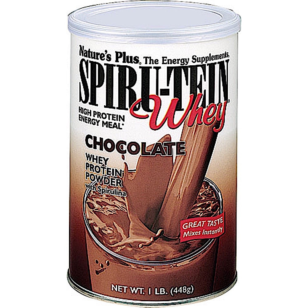 Nature's Plus, Spirutein Whey Chocolate, 1 Lb UPC 097467046061 | Hilife Vitamins