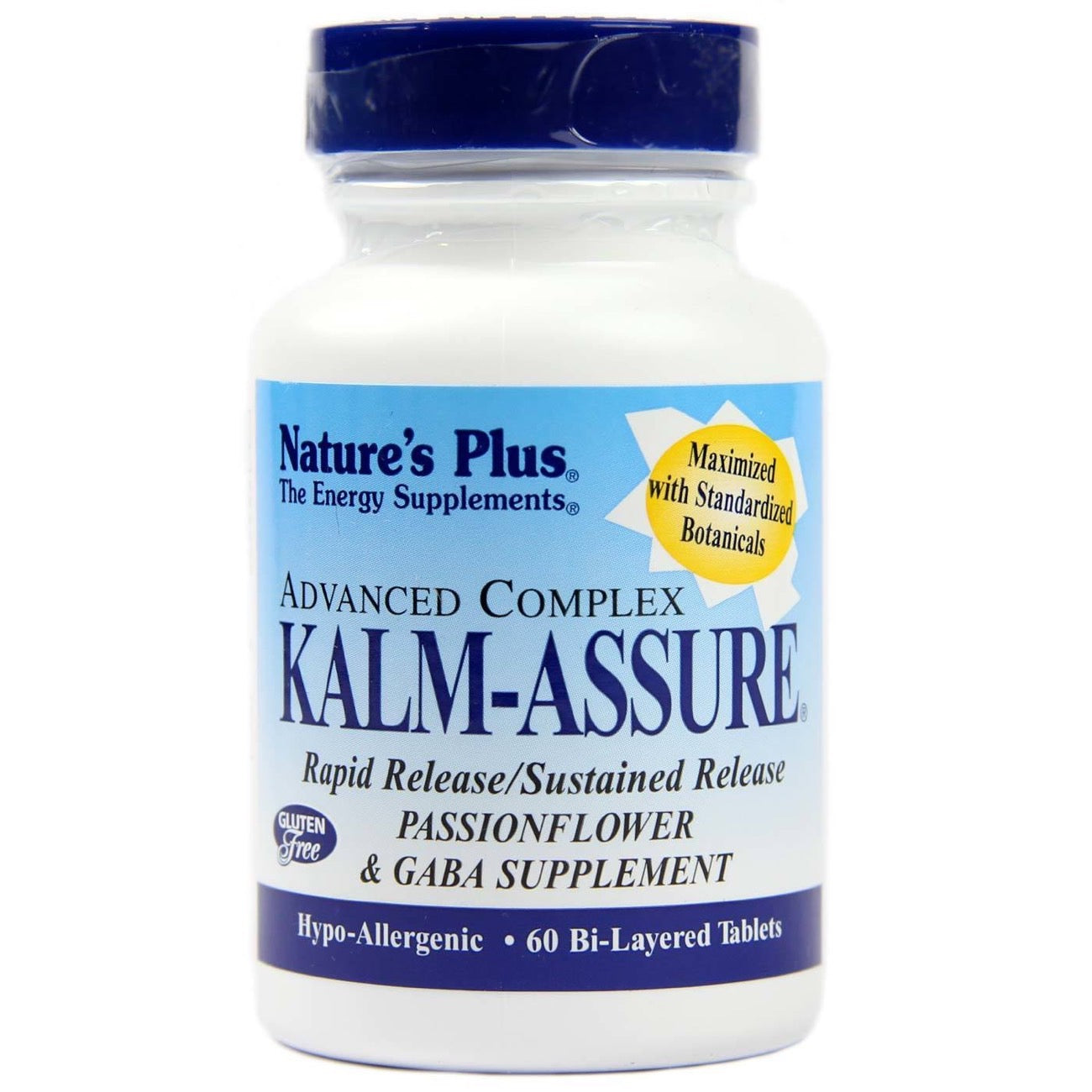 Nature's Plus, Kalm-Assure, 60 Tablets UPC 097467047587 | Hilife Vitamins