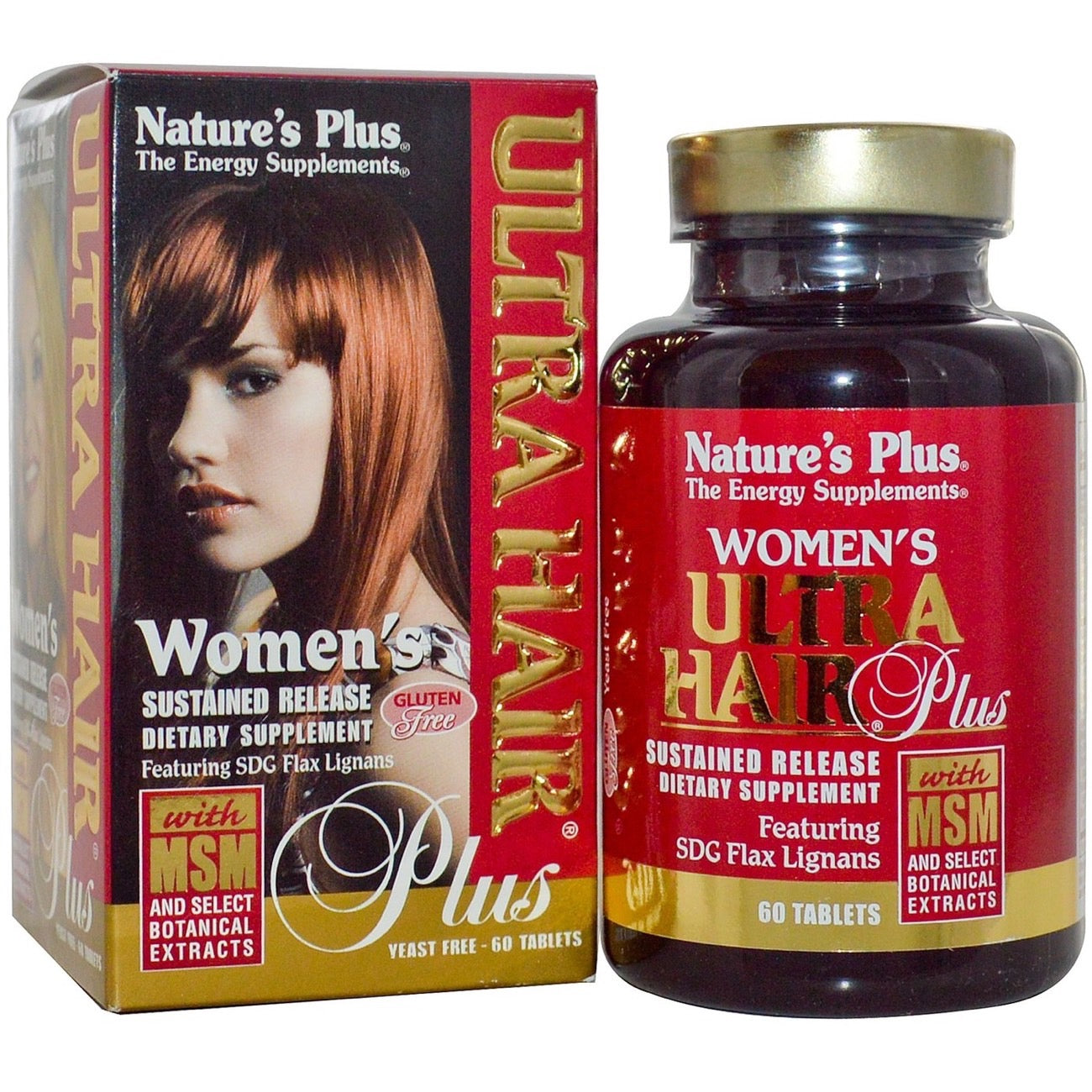 Nature's Plus, Ultra Hair Plus For Women S/R, 60 Tablets UPC 097467048331 | Hilife Vitamins