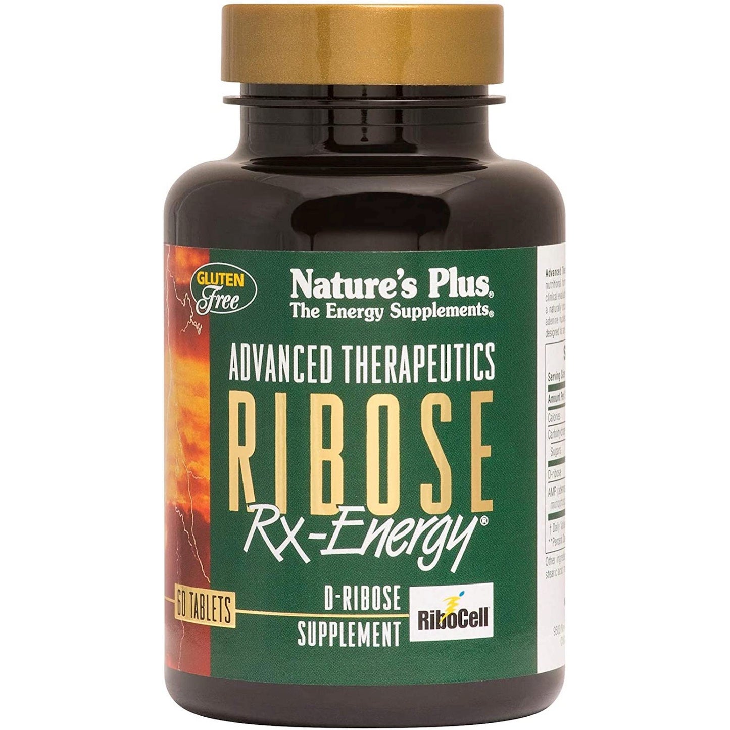 Nature's Plus, Ribose Rx Energy, 60 Tablets UPC 097467049918 | Hilife Vitamins