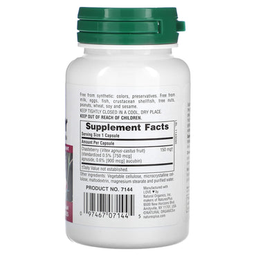 Nature's Plus, Chasteberry 150 mg, 60 Vegetarian Capsules UPC 097467071445 | Hilife Vitamins