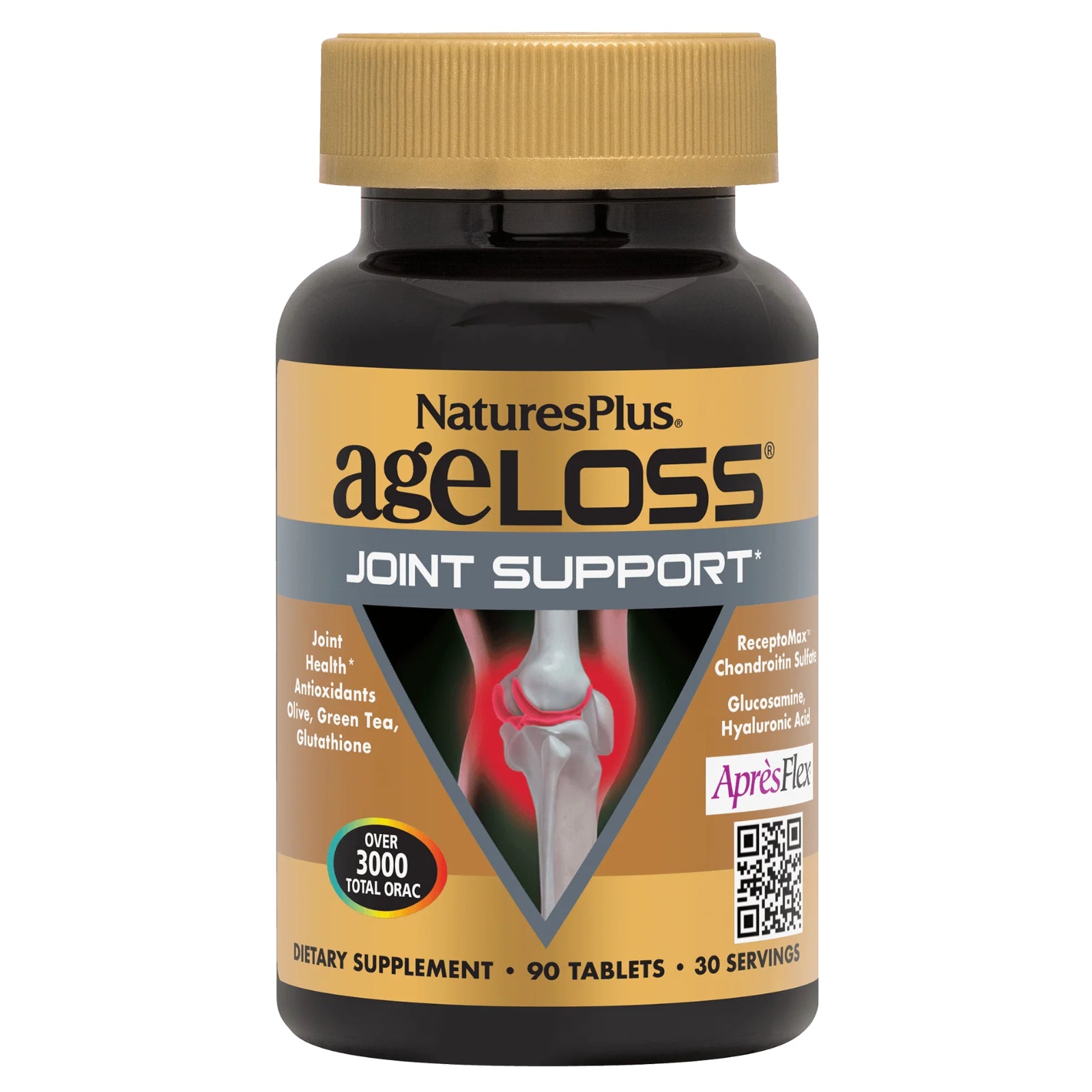 Nature's Plus, Ageloss Joint Support, 90 Tablets UPC 097467080126 | Hilife Vitamins