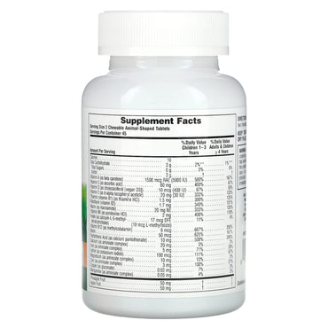 Nature's Plus, Ap Sugarfree Assorted, 90 Chewables UPC 097467299184 | Hilife Vitamins