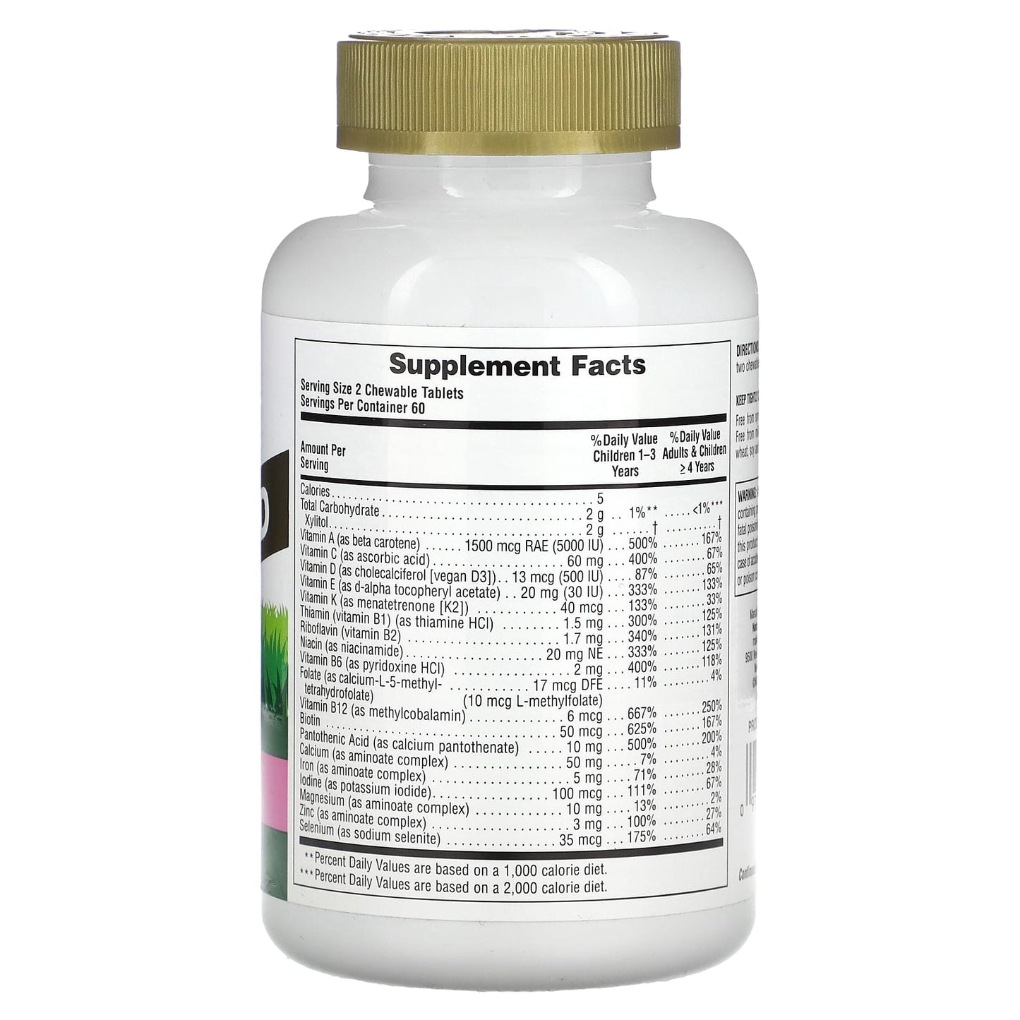 Nature's Plus, Ap Gold Watermelon, 120 Chewables UPC 097467299382 | Hilife Vitamins