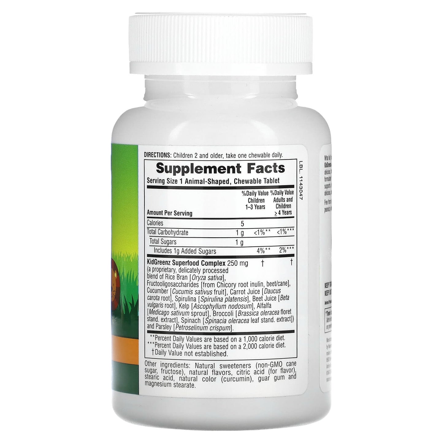 Nature's Plus, Ap Kidgreenz, 90 Chewables UPC 097467299689 | Hilife Vitamins