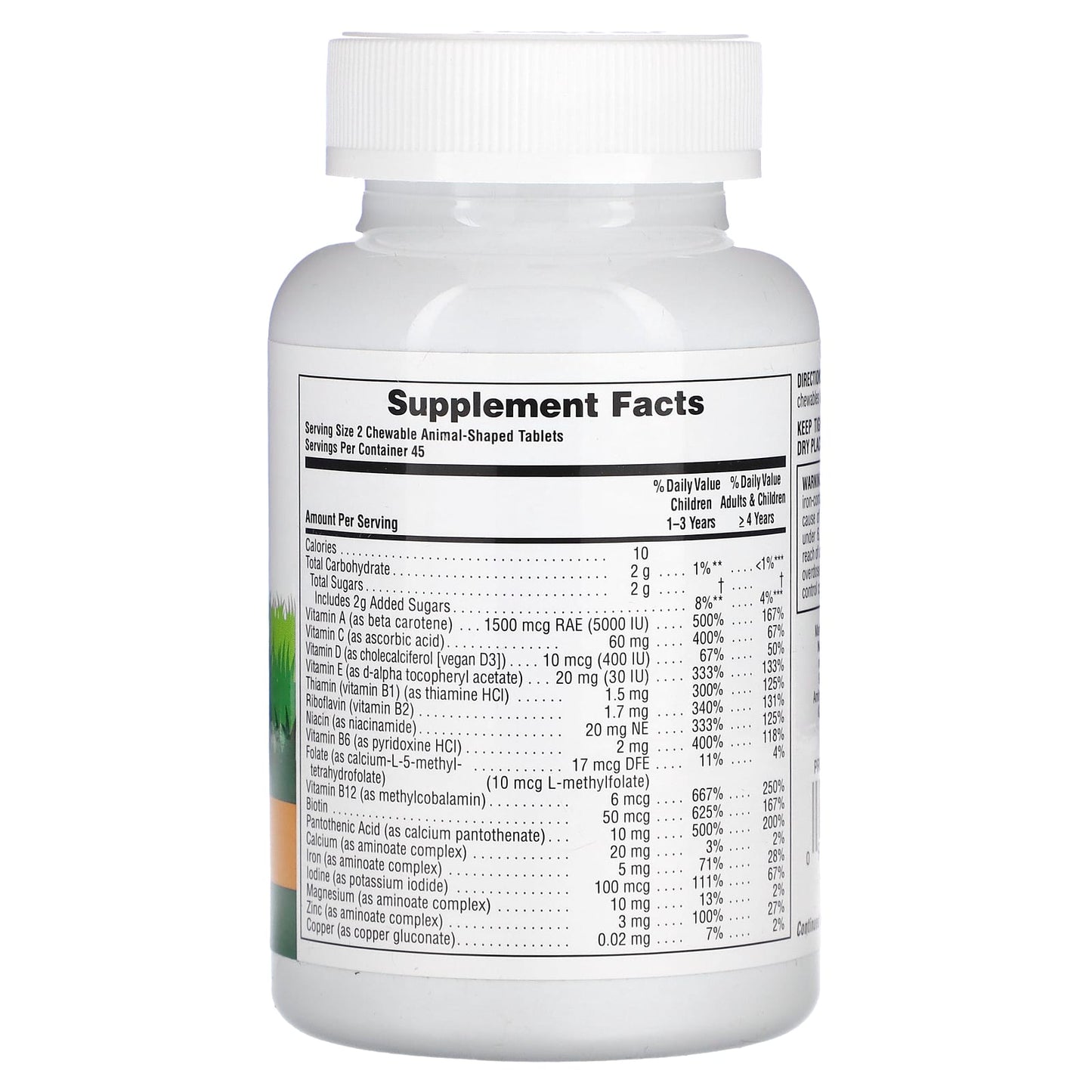 Nature's Plus, Ap Orange, 90 Chewables UPC 097467299740 | Hilife Vitamins