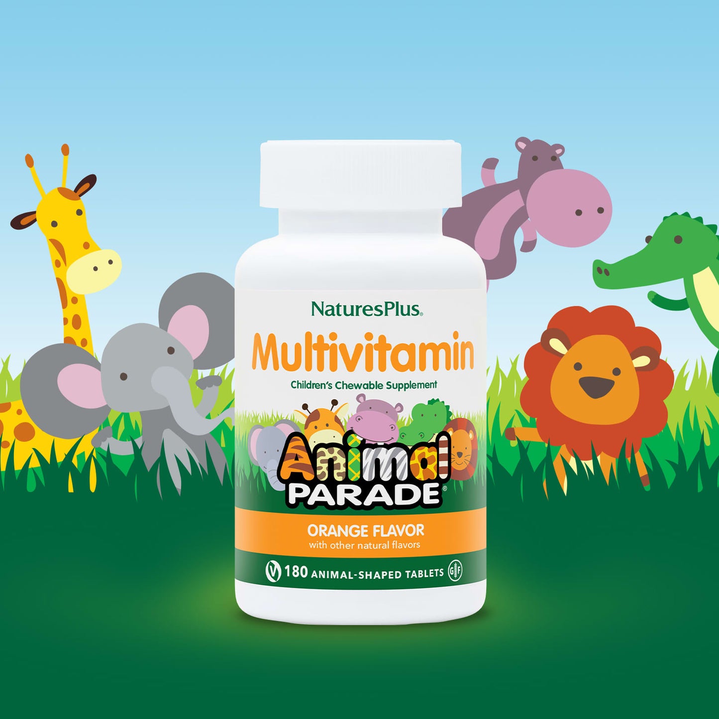 Nature's Plus, Ap Orange, 180 Chewables UPC 097467299757 | Hilife Vitamins