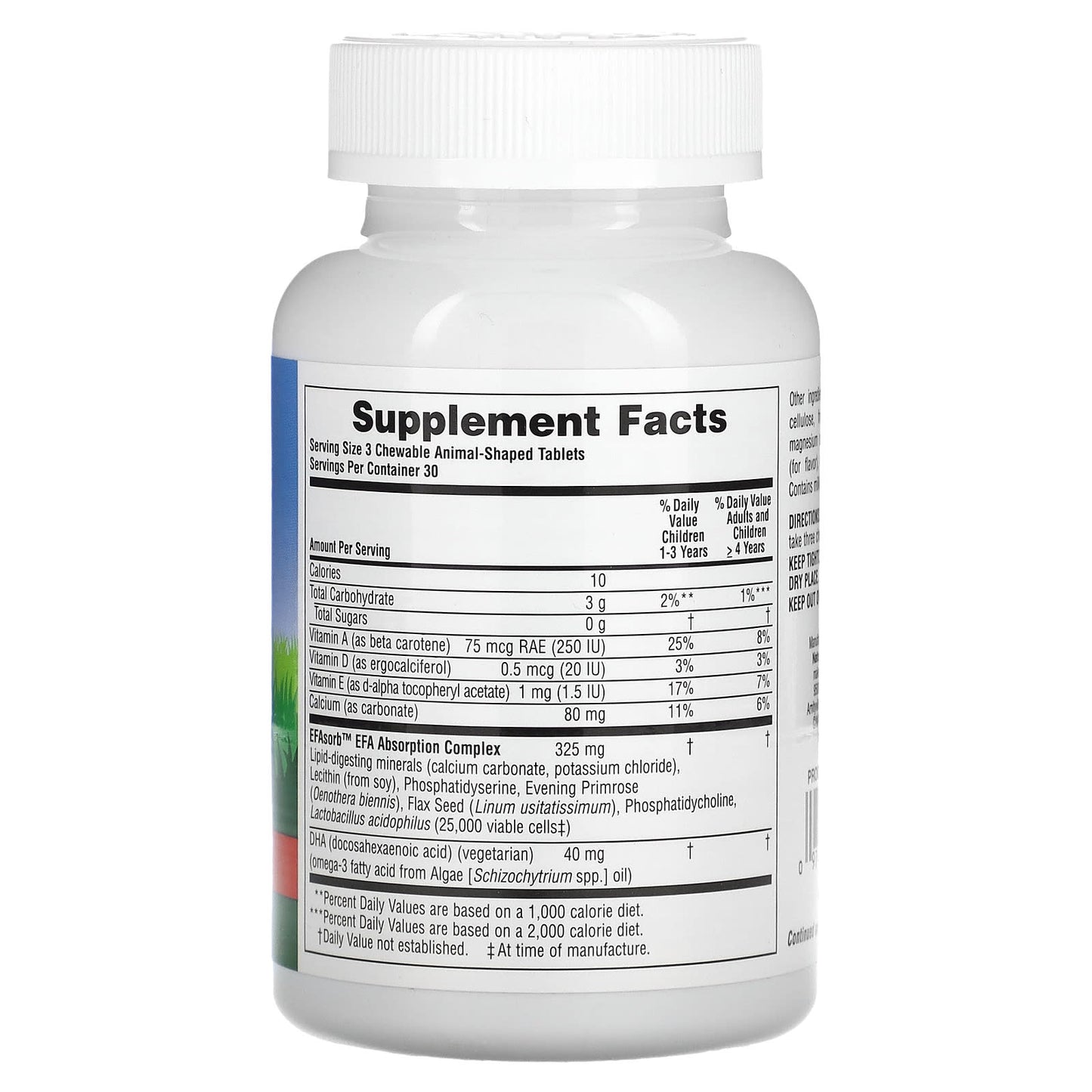 Nature's Plus, Ap Dha, 90 Chewables UPC 097467299993 | Hilife Vitamins