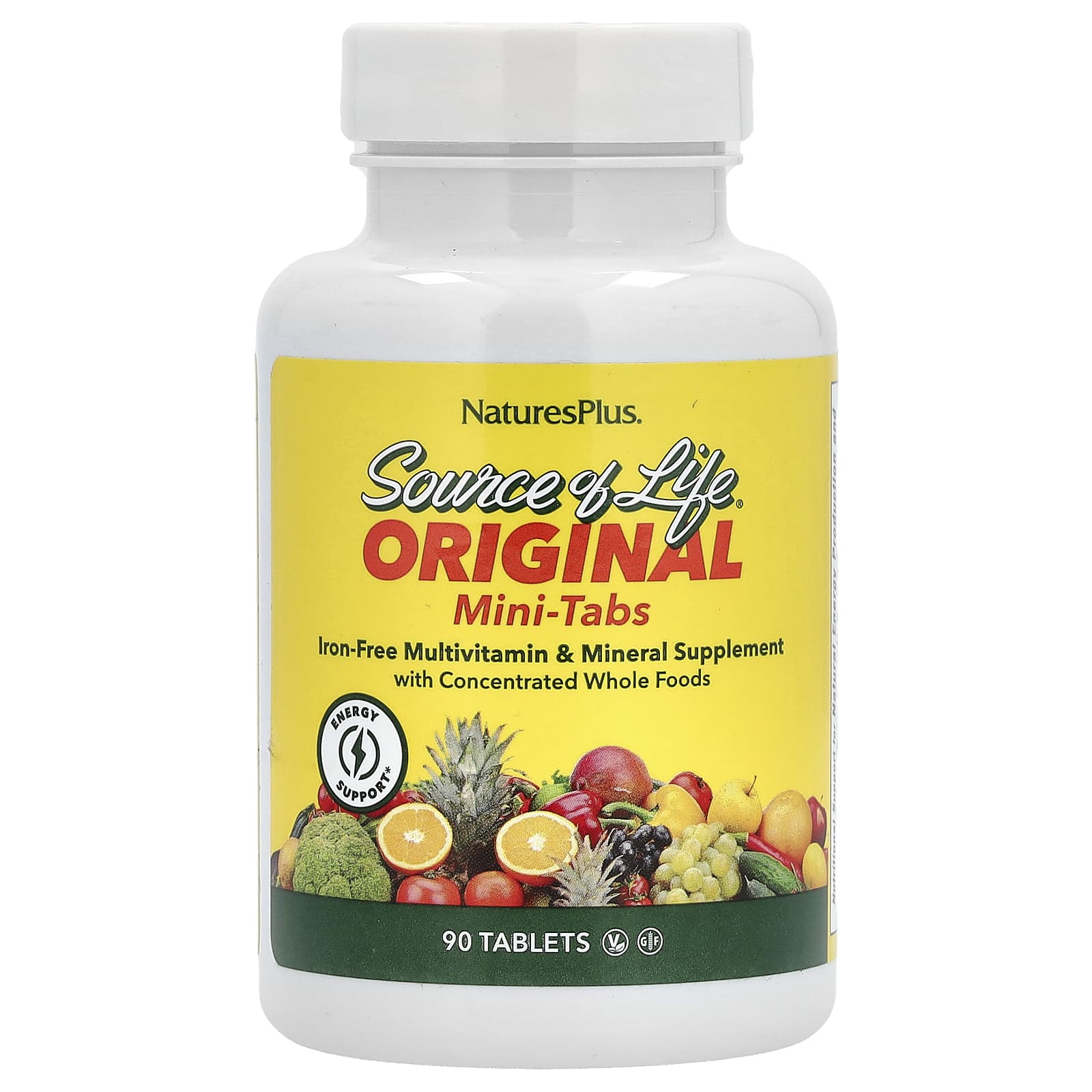Nature's Plus, Source Of Life, Multi-Vitamin & Mineral Supplements, 90 Tablets UPC 097467305878 | Hilife Vitamins