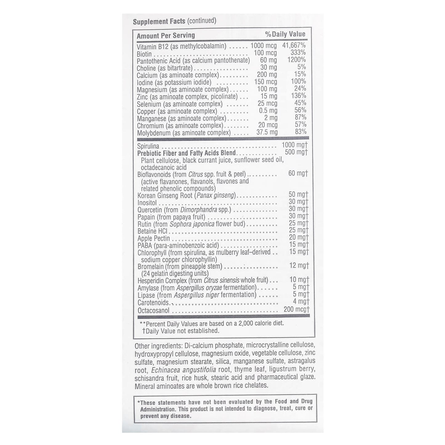 Nature's Plus, Source of Life, Original, Mini-Tabs, Multivitamin & Mineral Supplement, 180 Tablets UPC 097467305885