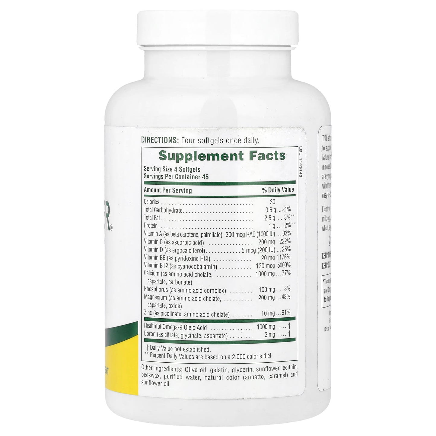 Nature’s Plus, Bone Power®, 180 Softgels UPC 097467334106 | HiLife Vitamins
