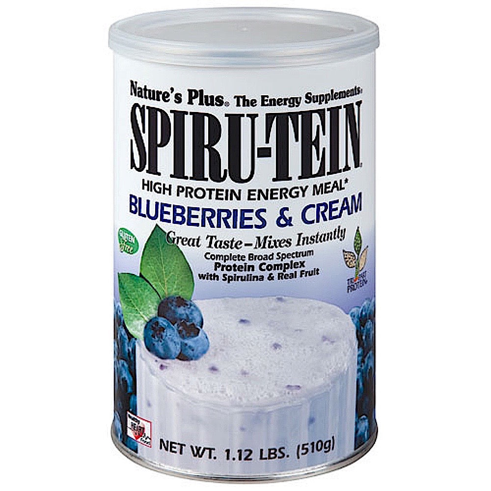 Nature's Plus, Spirutein Blueberry, 1.12 Lbs UPC 097467458482 | Hilife Vitamins