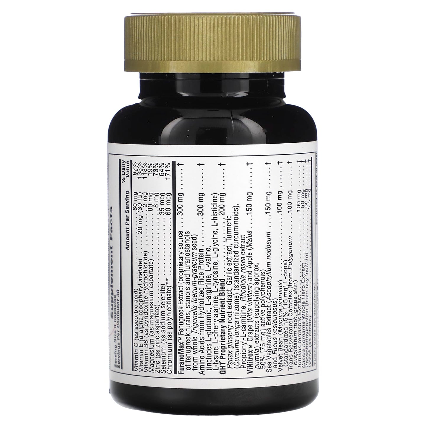 Nature's Plus, GHT Male, Human Growth Hormone And Testosterone Su, 90 Capsules UPC 097467487192 | Hilife Vitamins
