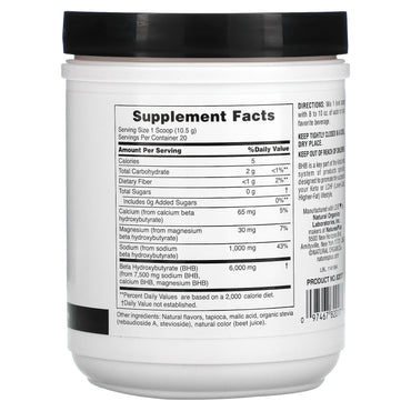 Nature's Plus, BHB Keto Living, Berry Lemonade, 7.41 Oz UPC 097467820173 | Hilife Vitamins
