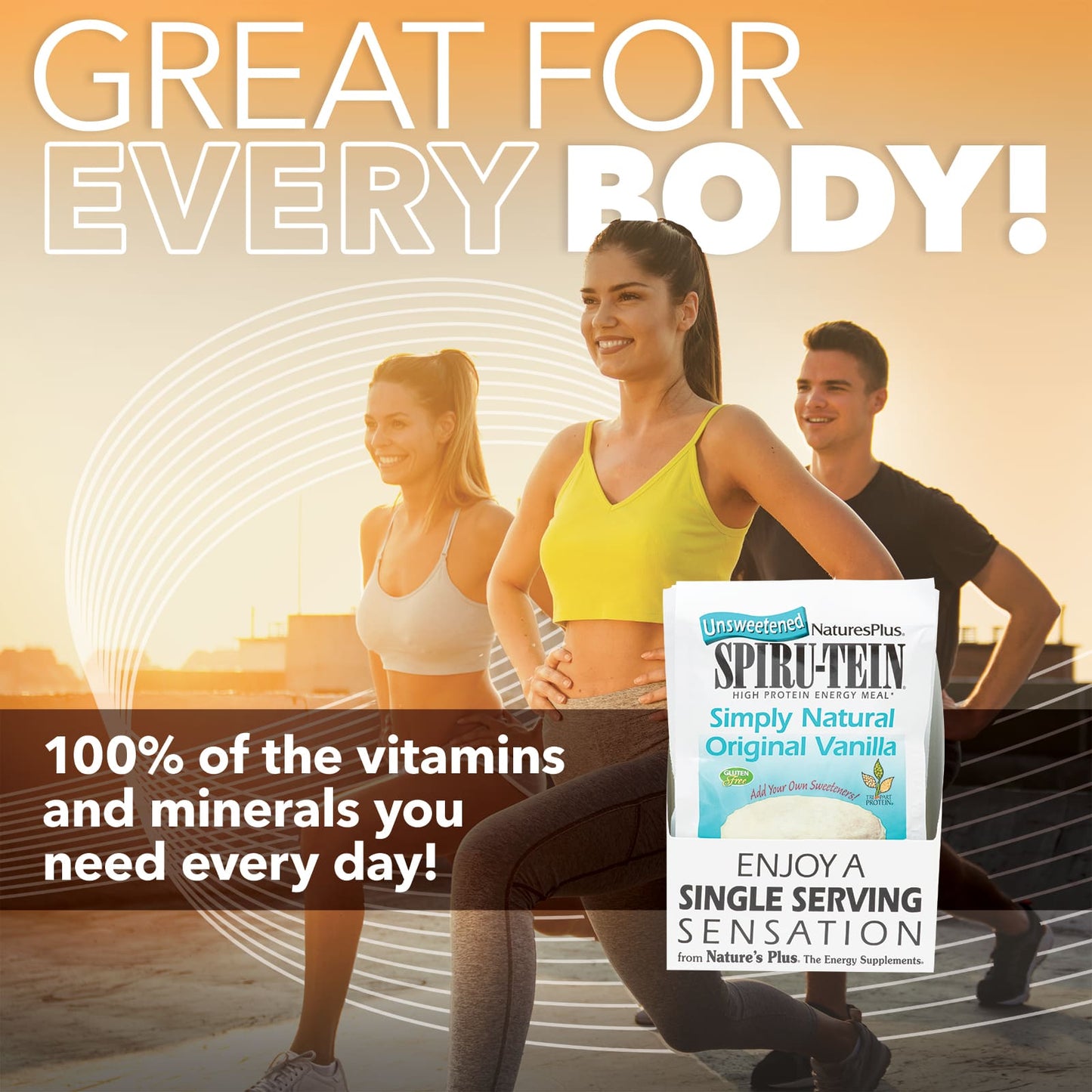 Nature's Plus, Spiru-Tein, High Protein Energy Meal, Vanilla, 8 P, 8 Packets UPC 097467958814 | Hilife Vitamins