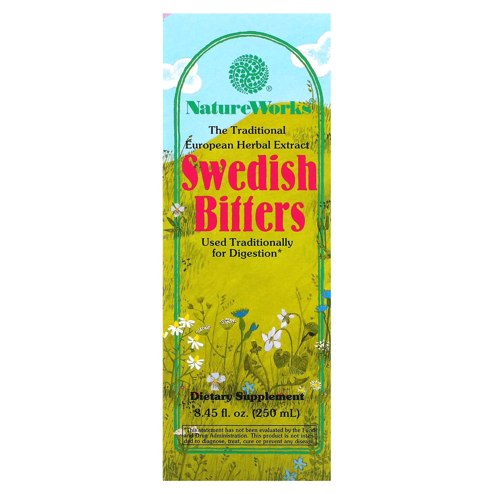 Nature’s Way, Swedish Bitters Liquid Extract, 8.45 Oz liquid UPC 020065100033 | Hilife Vitamins