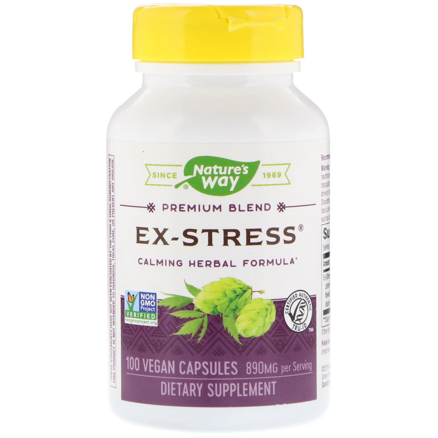 Nature’s Way, Ex-Stress, 100 Vegetarian Capsules UPC 033674000502 | HiLife Vitamins