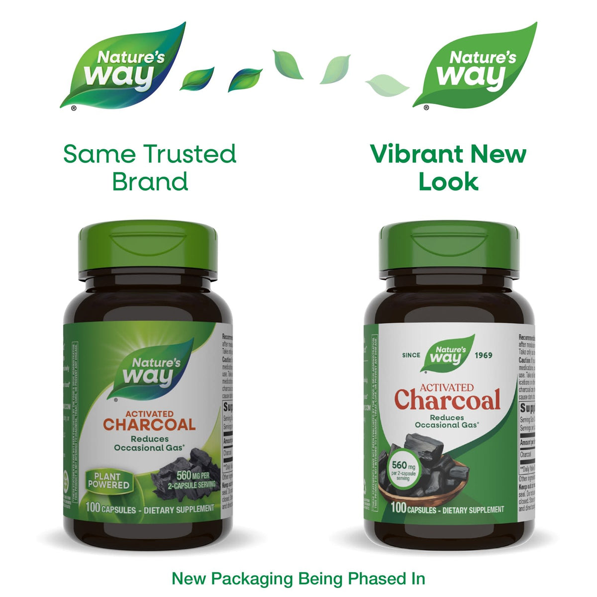 Nature’s Way, Activated Charcoal, 100 Capsules UPC 033674020708 | Hilife Vitamins