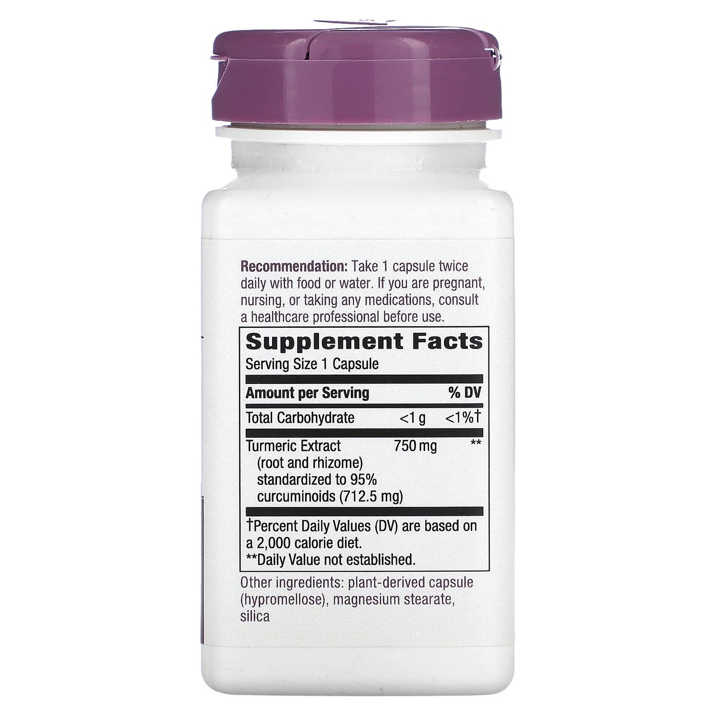 Nature’s Way, Turmeric Standardized, 60 Vegetarian Capsules UPC 033674102602 | Hilife Vitamins