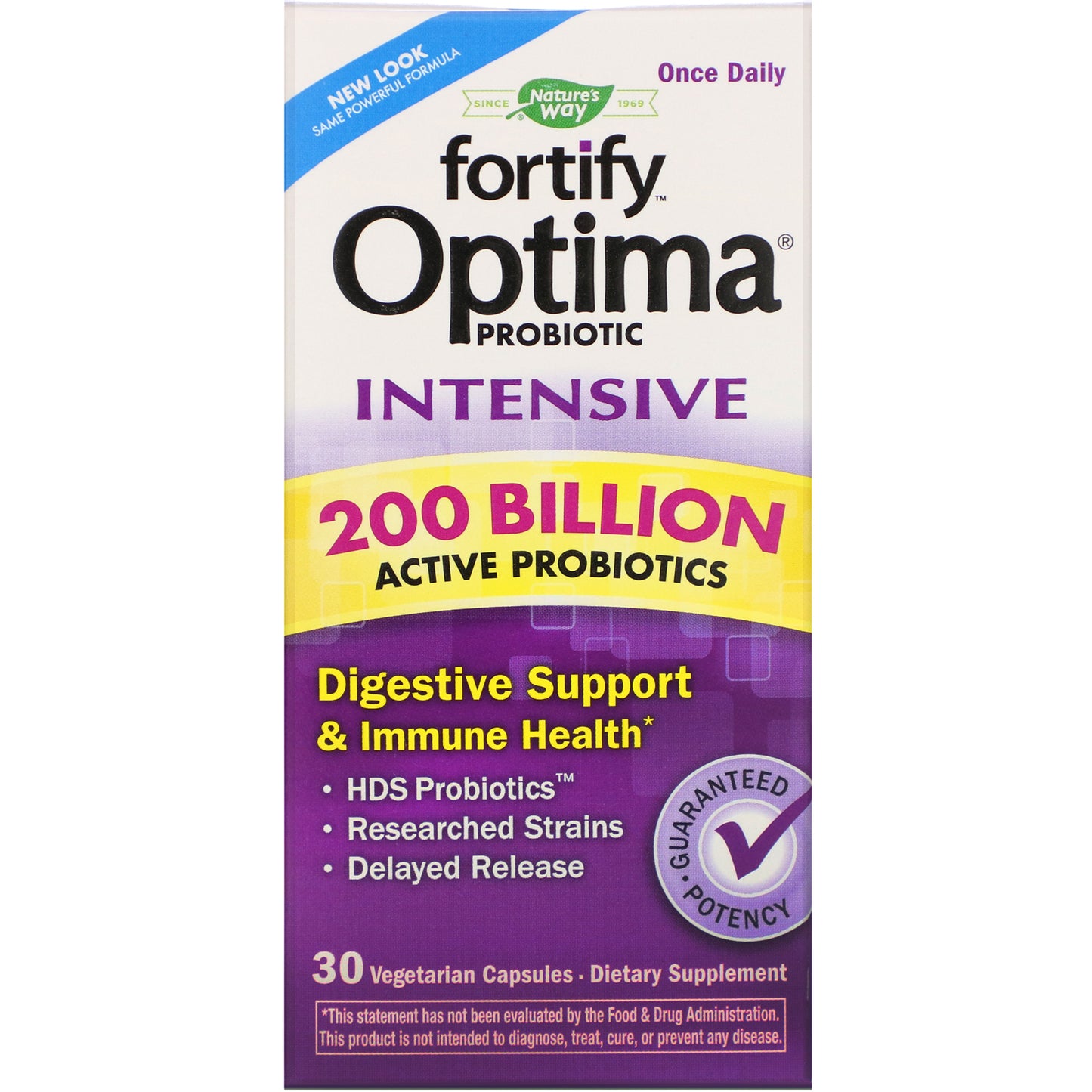 Nature’s Way, Primadophilus Optima Intensive 200 Billion, 30 Vegetarian Capsules UPC 033674106402 | HiLife Vitamins