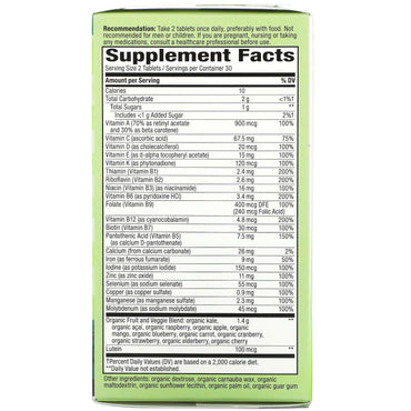 Nature’s Way, Alive! Garden Goodness Women's, 60 Tablets UPC 033674121115 | Hilife Vitamins