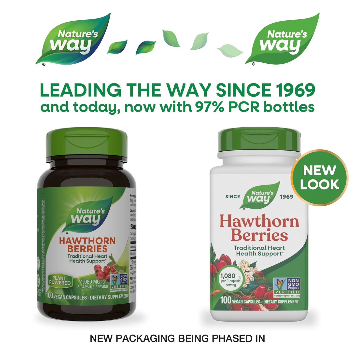 Nature’s Way, Hawthorn, 100 Vegetarian Capsules UPC 033674141007 | Hilife Vitamins