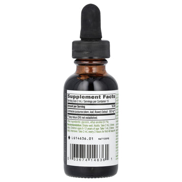 Nature’s Way, Echinacea Extract With Glycerine, 1 Oz UPC 033674146361 | HiLife Vitamins